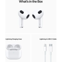 Apple AirPods (3rd generation) with Lightning Charging Case - White - Image 4