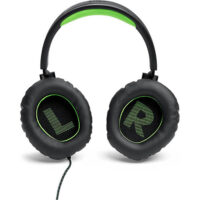 JBL Quantum 100X Wired Over-Ear Gaming Headset - Black/Green - Image 3