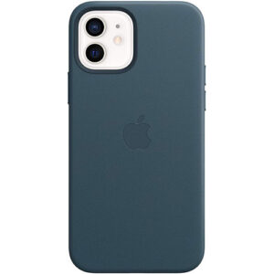 Apple iPhone 12 and iPhone 12 Pro Leather Case with MagSafe – Baltic Blue