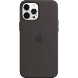 Apple iPhone 12 and 12 Pro Silicone Case with MagSafe - Black