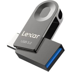 Lexar JumpDrive 64GB100MB/s Dual Drive E32c USB 3.2 Gen 1 Type-C PenDrive