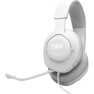 JBL Quantum 100M2 Wired Over-Ear Gaming Headset - White