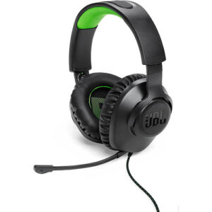JBL Quantum 100X Wired Over-Ear Gaming Headset - Black/Green