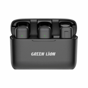 Green Lion 2 in 1 Lion Wireless Microphone (Type-C Connector )- Black
