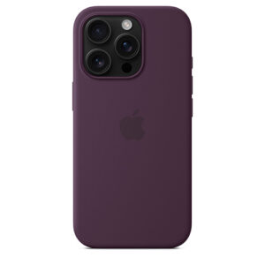iPhone 16 Pro Silicone Case with MagSafe – Plum