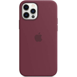 Apple iPhone 12 Pro Max Silicone Case with MagSafe - Plum