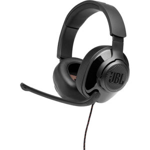 JBL Quantum 200 Wired Over Ear Gaming Headphones - Black