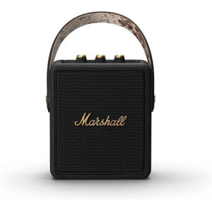 Marshall Stockwell II Portable Bluetooth Speaker - Black and Brass
