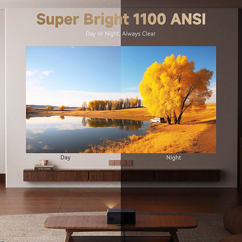 Wanbo X5 Pro 2025 1100 ANSI Smart Projector With Google TV