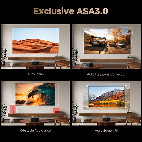 Wanbo X5 Pro 2025 1100 ANSI Smart Projector With Google TV