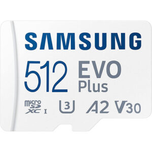 Samsung EVO Plus 512GB Micro SD Card with SD Adapter